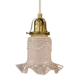 Maj fönsterlampa, ljusrosa
