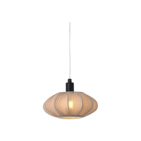 MAMSELL fönsterlampa, svart/varmgrå