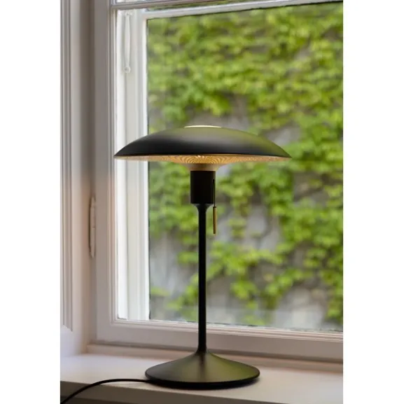 Manta Ray bordslampa, Black & Brass