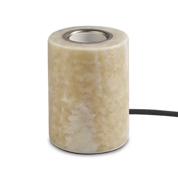 MARBLE bordsarmatur beige silk matt 1,8m textilkabel