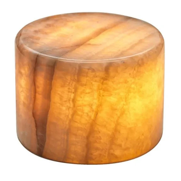 Marble ljusdekoration beige blank finish Large