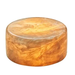 Marble ljusdekoration beige blank finish Small