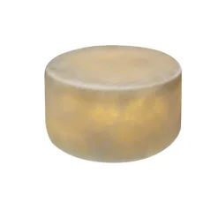 Marble ljusdekoration silk beige matt finish Small