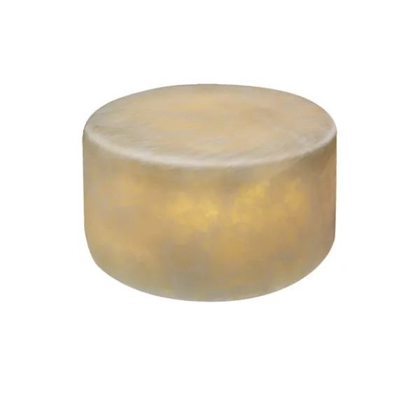 Marble ljusdekoration silk beige matt finish Small