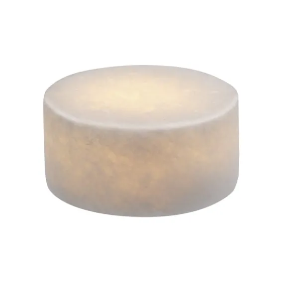 Marble ljusdekoration silk vit matt finish Small