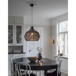 Martha Taklampa Natur/svart 50cm
