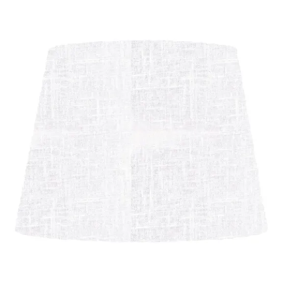 Matz lampskärm 25 Linne Vit