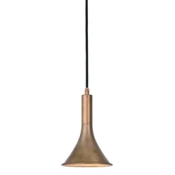 Megafon taklampa rak, råmässing 19,5cm