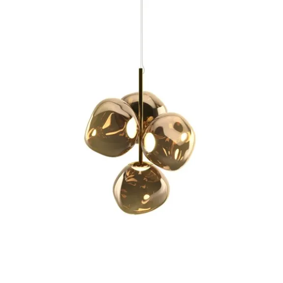 Melt Chandelier Mini Bronze LED CB