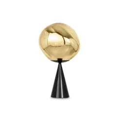 Melt Cone Fat bordslampa guld LED