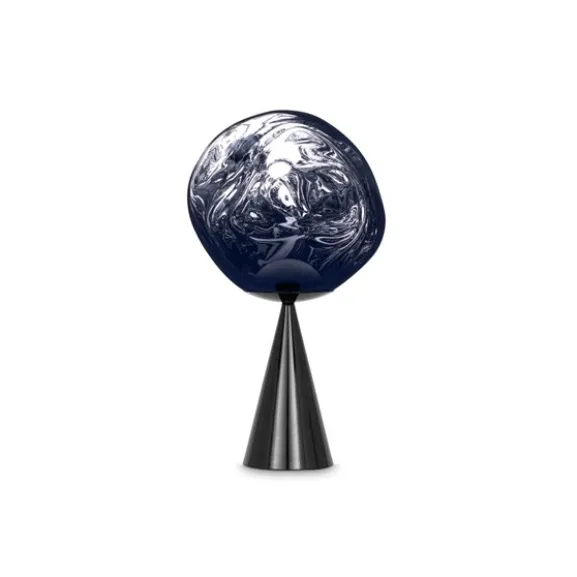 Melt Cone Fat bordslampa smoke LED