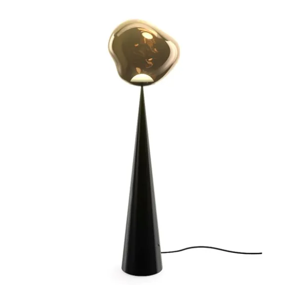 Melt Cone Fat Floor Bronze LED UN