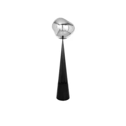 Melt Cone Fat golvlampa silver LED