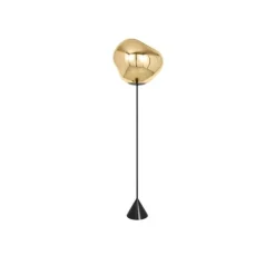 Melt Cone Slim golvlampa guld LED