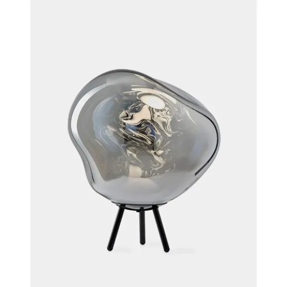 Melt Portable Floor/Hanging Silver Black LED UN