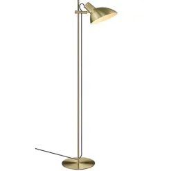 Metropole golvlampa, antik mässing