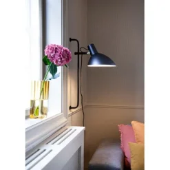 Metropole Grande vägglampa, svart