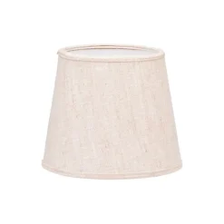 Mia Lampskärm Lin Natur/vit 17cm