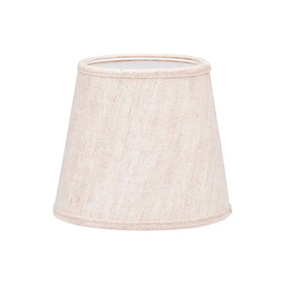 Mia Lampskärm Lin Natur/vit 14cm