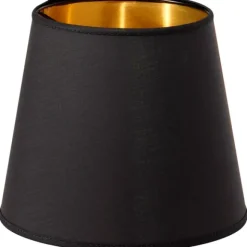 Mia Lampskärm Svart/Guld 17cm