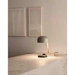 Milly bordslampa Beige