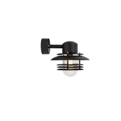 Mira vägglampa, svartstruktur 24cm