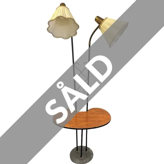 Miracle 2-armad golvlampa med bord