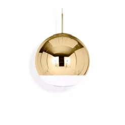 Mirror Ball 50 pendel, guld 50cm