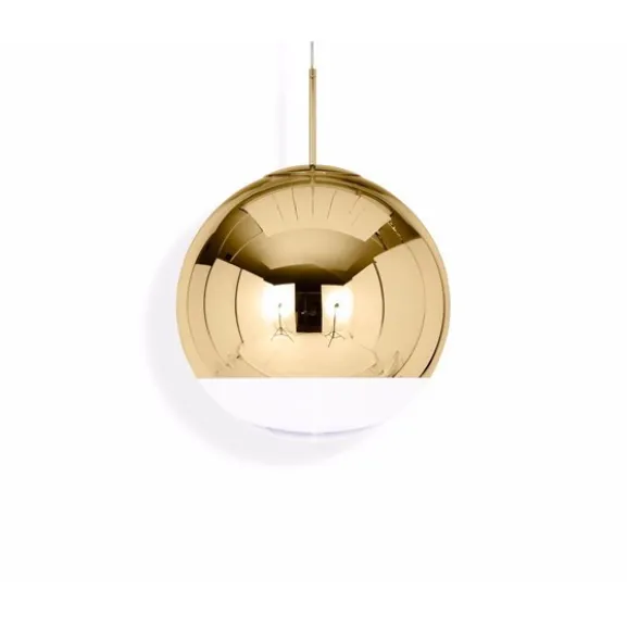 Mirror Ball 50 pendel, guld 50cm