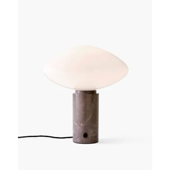 Mist Bordslampa AP17 Grigio Caldo base Opal Glass