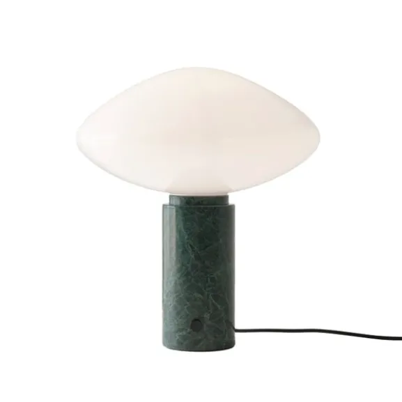 Mist bordslampa AP17, Matt White/Guatemala Verde