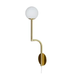 Mobil 46 Cable vägglampa Brass, opal