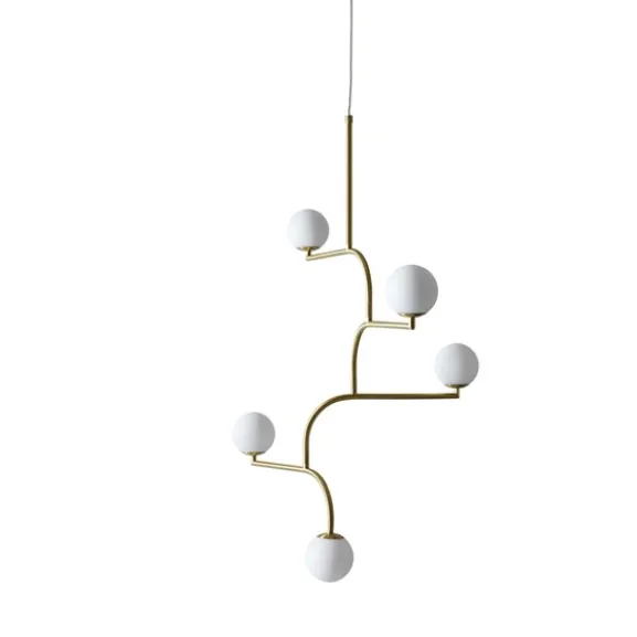 Mobil 100 pendel Brass, opal