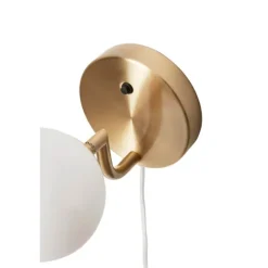 Mobil 12 vägglampa Brass, opal