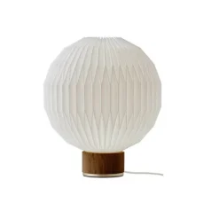 Model 375 bordslampa medium, vit/rökt ek