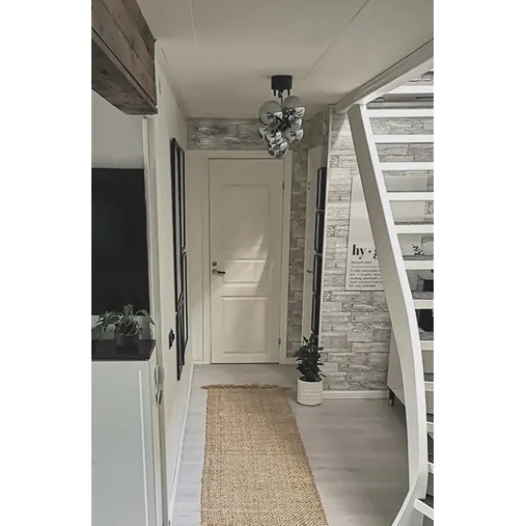 Molekyl plafond, svart/rök