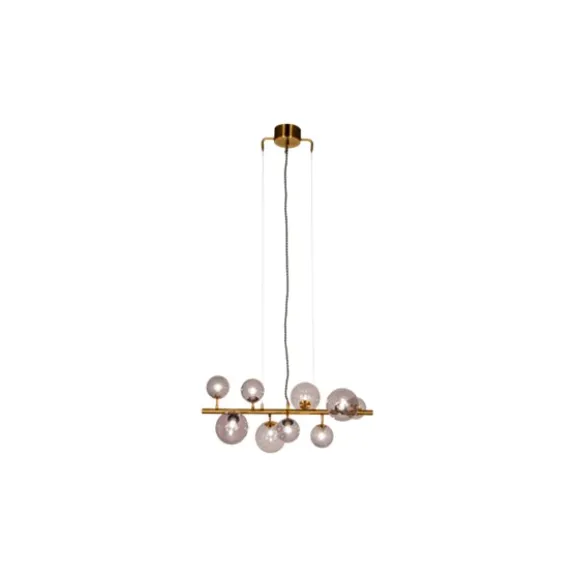 Molekyl taklampa, antik/rökfärgad 73cm