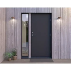 Moon vägglampa IP44 rust struktur LED