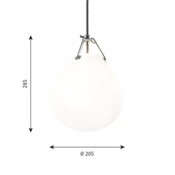 Moser 205 pendel, opal 20,5cm