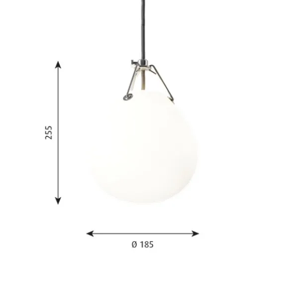 Moser 185 pendel, opal 18,5cm