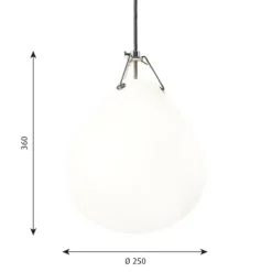 Moser 250 pendel, opal 25cm