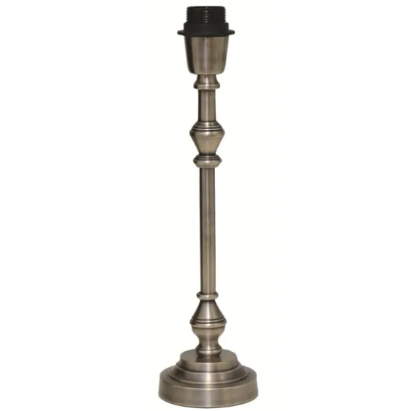 Nelly Lampfot Låg Antik silver 10cm