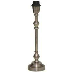 Nelly Lampfot Låg Antik silver 10cm