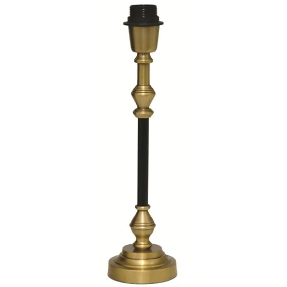 Nelly Lampfot Låg Svart/antik mässing 10cm