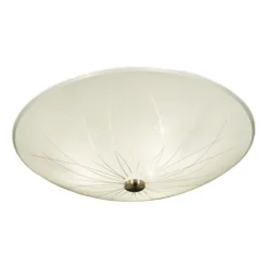 Nerine plafond, vit/stål 42cm