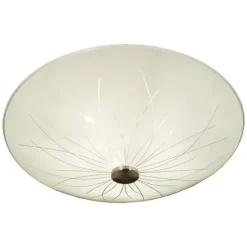 Nerine plafond, vit/stål 50cm