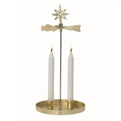 Änglaspel kyrkljus Northern star, guld