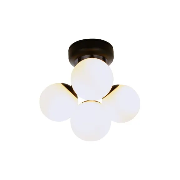 NICOSIA plafond 4 svart