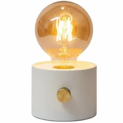 NO CABLE BATTERY white bordslampa LED