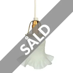 Nova fönsterlampa klockskärm, frostat glas